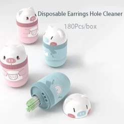 The Blissful Bath Badezimmer-Ohrring-Reinigungsset - Einweg-Ohrhygieneset