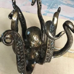 The Cozy Mug Küche & Esszimmer-Oktopus-Becherhalter – Wohndekor-Akzent aus Kunstharz