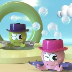 The Decor Haven Babyspielzeug-Oktopus-Seifenblasenmaschine – Automatisches Spielzeug für Kinder