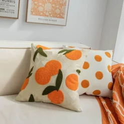 Cozy Cushions Bettzeug-Oranger Kissenbezug - Dekorative Kissenhülle