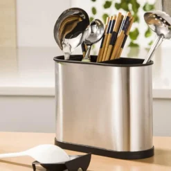 Space Savvy Küche & Esszimmer-Organizer für Küchenutensilien – Abtropfgestell zur Aufbewahrung in der Küche