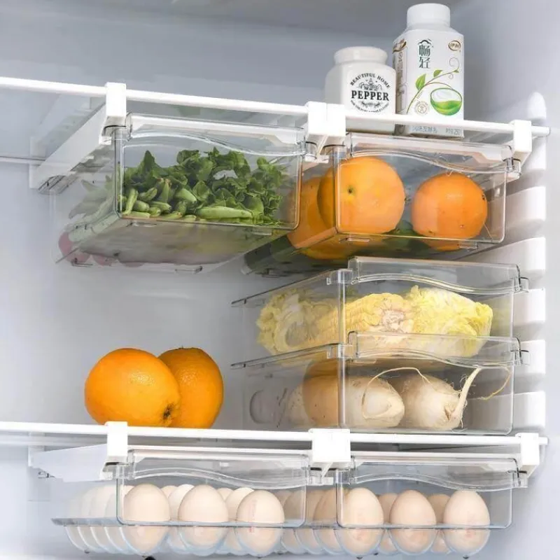 Cozy Living Küche & Esszimmer|Möbel-Organizer unter dem Regal – Aufbewahrungslösung für Küche und Kühlschrank