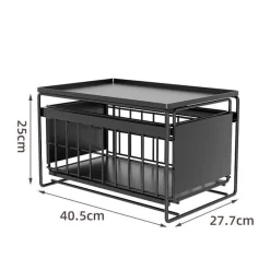 Space Savvy Küche & Esszimmer-Organizer unter der Spüle – Ausziehbares Lagerregal
