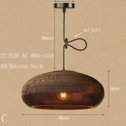 Comfort u0026 Style Beleuchtung-Origami LED Pendant Lamp - Modern Paper Light Shade