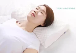 Tranquil Touch Gesundheits-Gadgets|Gesundheits- Und Entspannungstools-Orthopädisches Nackenkissen aus Memory-Schaum – stützendes Reisekissen