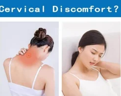 Tranquil Touch Gesundheits-Gadgets|Gesundheits- Und Entspannungstools-Orthopädisches Nackenkissen aus Memory-Schaum – stützendes Reisekissen