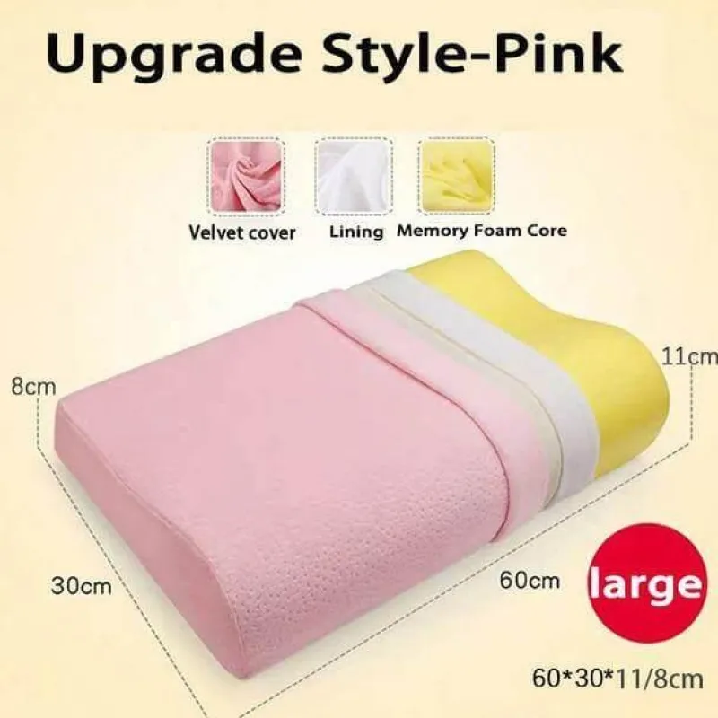 Tranquil Touch Gesundheits-Gadgets|Gesundheits- Und Entspannungstools-Orthopädisches Nackenkissen aus Memory-Schaum – stützendes Reisekissen