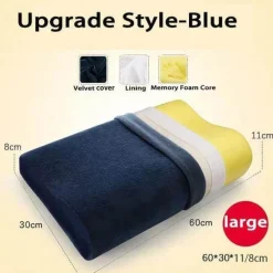 Tranquil Touch Gesundheits-Gadgets|Gesundheits- Und Entspannungstools-Orthopädisches Nackenkissen aus Memory-Schaum – stützendes Reisekissen