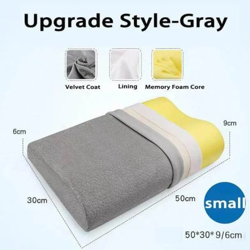 Tranquil Touch Gesundheits-Gadgets|Gesundheits- Und Entspannungstools-Orthopädisches Nackenkissen aus Memory-Schaum – stützendes Reisekissen