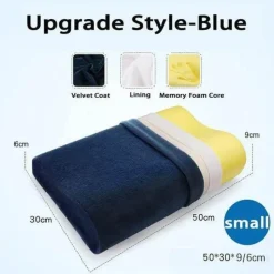 Tranquil Touch Gesundheits-Gadgets|Gesundheits- Und Entspannungstools-Orthopädisches Nackenkissen aus Memory-Schaum – stützendes Reisekissen