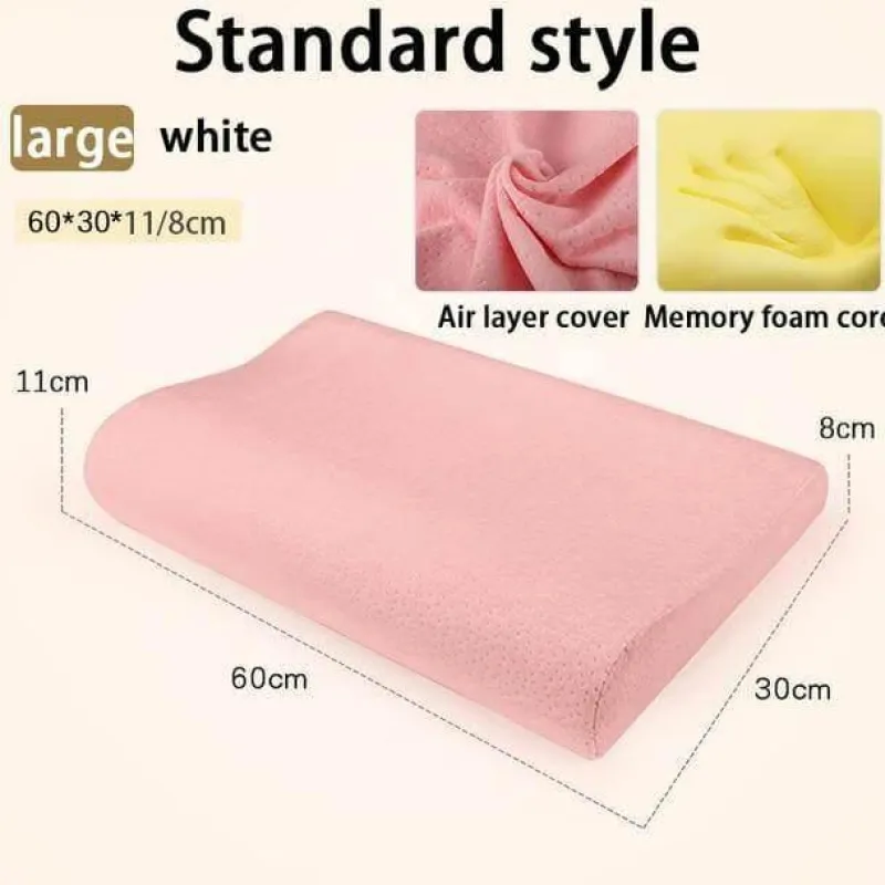 Tranquil Touch Gesundheits-Gadgets|Gesundheits- Und Entspannungstools-Orthopädisches Nackenkissen aus Memory-Schaum – stützendes Reisekissen