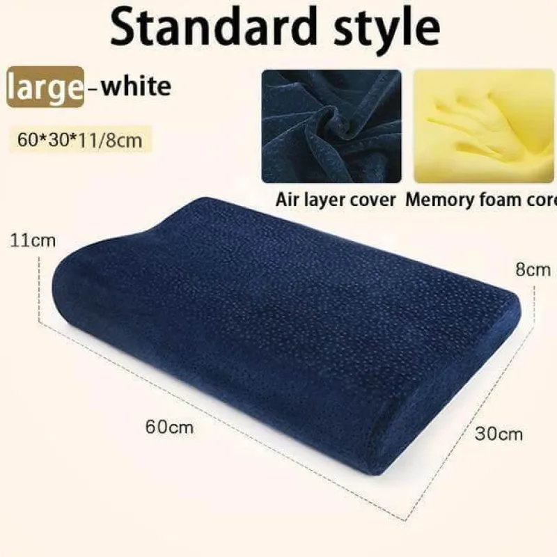 Tranquil Touch Gesundheits-Gadgets|Gesundheits- Und Entspannungstools-Orthopädisches Nackenkissen aus Memory-Schaum – stützendes Reisekissen