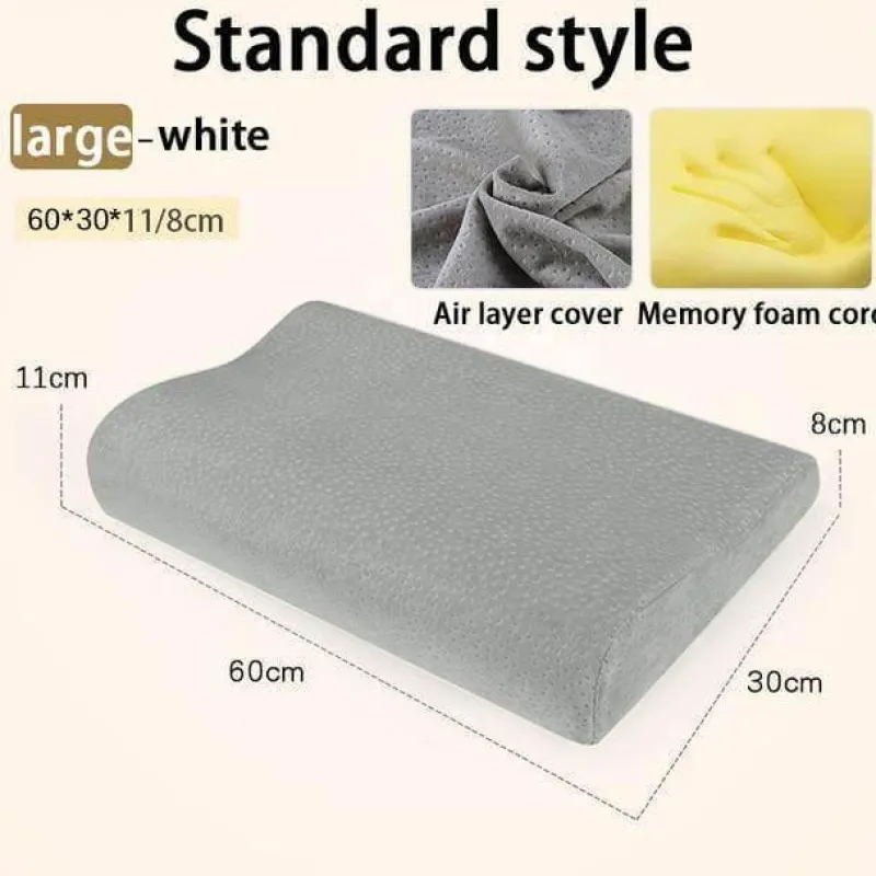 Tranquil Touch Gesundheits-Gadgets|Gesundheits- Und Entspannungstools-Orthopädisches Nackenkissen aus Memory-Schaum – stützendes Reisekissen