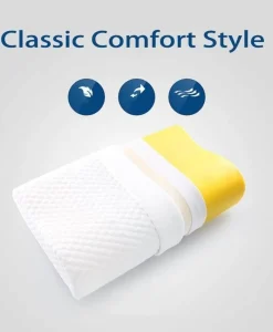 Tranquil Touch Gesundheits-Gadgets|Gesundheits- Und Entspannungstools-Orthopädisches Nackenkissen aus Memory-Schaum – stützendes Reisekissen