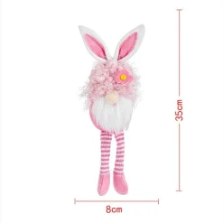 The Decor Haven Babyspielzeug-Oster-Plüsch-Leuchtpuppe – süße, weiche Puppe, die im Dunkeln leuchtet