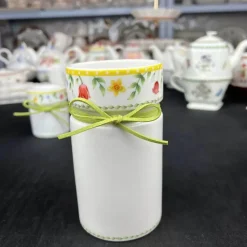 Elegance at the Table Küche & Esszimmer-Oster-Tulpen-Geschirrset – Frühlingsinspiriertes Serviergeschirr aus Keramik