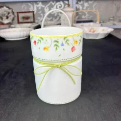 Elegance at the Table Küche & Esszimmer-Oster-Tulpen-Geschirrset – Frühlingsinspiriertes Serviergeschirr aus Keramik