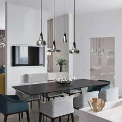 Comfort u0026 Style Beleuchtung-Oval Pendant Lamp - Modern Nordic Ceiling Light Fixture