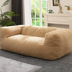 Cozy Living Möbel-Oversized Plush Sofa - Modern Soft Comfort Couch