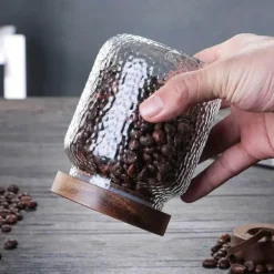 Space Savvy Küche & Esszimmer-18-oz-Vorratsglas aus Glas – langlebiger Küchenbehälter