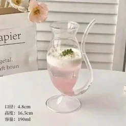 Plates u0026 More Küche & Esszimmer-Paar Glasbecher-Set – Herz, Liebesvogel, Cocktail-Tee-Kaffeetassen