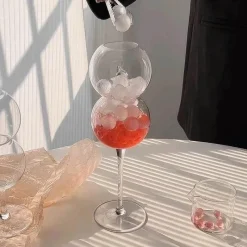 Plates u0026 More Küche & Esszimmer-Paar Glasbecher-Set – Herz, Liebesvogel, Cocktail-Tee-Kaffeetassen