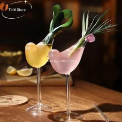 Plates u0026 More Küche & Esszimmer-Paar Glasbecher-Set – Herz, Liebesvogel, Cocktail-Tee-Kaffeetassen