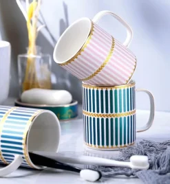 The Bath Nook Badezimmer-Palazzo Collection Elegant Shower Curtain Set with Coordinating Bathroom Accessories