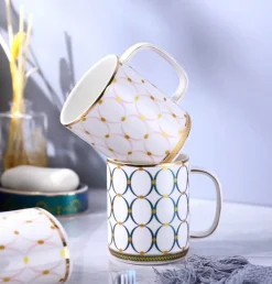 The Bath Nook Badezimmer-Palazzo Collection Elegant Shower Curtain Set with Coordinating Bathroom Accessories