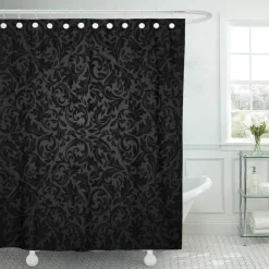 Aqua Essence Badezimmer-Pariser Nacht-Duschvorhang – Elegantes Badezimmerdekor