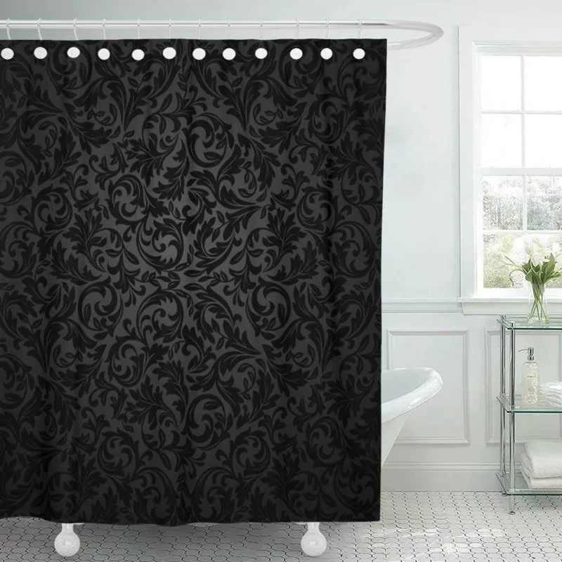 Aqua Essence Badezimmer-Pariser Nacht-Duschvorhang – Elegantes Badezimmerdekor