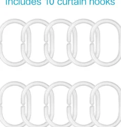 Aqua Essence Badezimmer-Pariser Nacht-Duschvorhang – Elegantes Badezimmerdekor