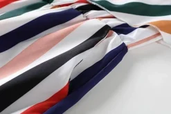 Damen The Decor Haven Babykleidung|Babykleidung-Passende trägerlose Outfits mit Regenbogenstreifen für Mutter und Tochter