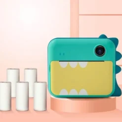 The Decor Haven Babyspielzeug-Pastel Sofortbildkameradrucker – Tragbarer digitaler Fotodrucker