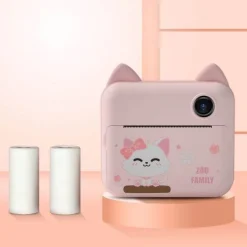 The Decor Haven Babyspielzeug-Pastel Sofortbildkameradrucker – Tragbarer digitaler Fotodrucker