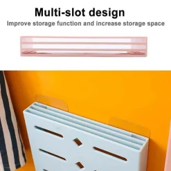 The Decor Haven Küche & Esszimmer-Pastellblauer Messer-Organizer zur Wandmontage – 2er-Pack