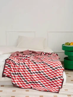 Cozy Haven Bettzeug-Pastelldecke – Weicher, gemütlicher Überwurf in Pastellfarben