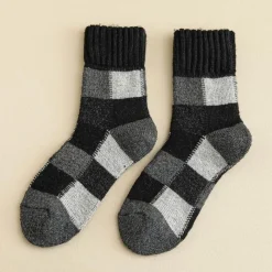 Herren Heritage Threads Herrenbekleidung-Patchwork-Crew-Socken für Herren – stilvolles, farbenfrohes Design