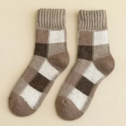 Herren Heritage Threads Herrenbekleidung-Patchwork-Crew-Socken für Herren – stilvolles, farbenfrohes Design