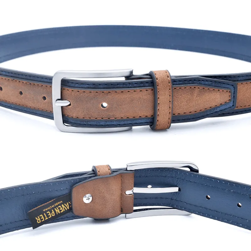 Herren Heritage Threads Herrenbekleidung-Patchwork-Gürtel für Herren – Designer-Accessoire für die Freizeit