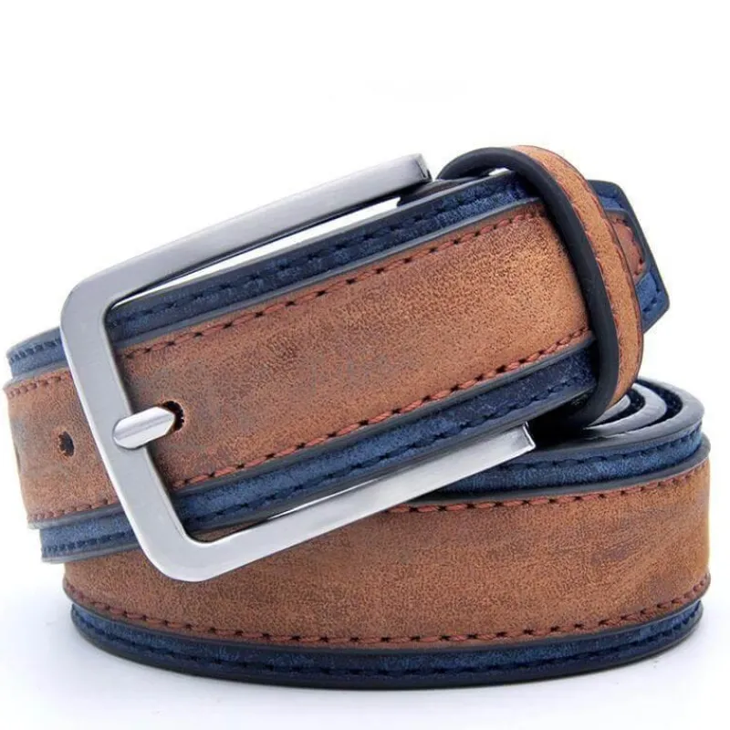 Herren Heritage Threads Herrenbekleidung-Patchwork-Gürtel für Herren – Designer-Accessoire für die Freizeit