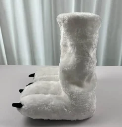 Damen Comfort u0026 Style Damenschuhe-Pelzige Bärenklauen-Hausschuhe – Bequeme Winterhausschuhe