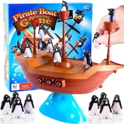 The Decor Haven Babyspielzeug-Penguin Balance Familienspiel – Lustiges interaktives Spiel