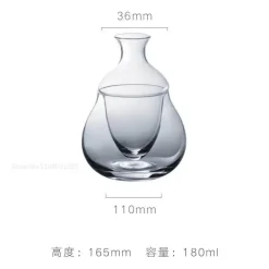 Plates u0026 More Küche & Esszimmer-Pfauenblaues Sake-Krug-Set – Elegante Kristallweingläser, Sake-Topf