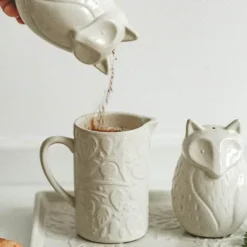 Decor Küche & Esszimmer-Pfefferstreuer aus Keramik mit Fuchsmotiv – süßes Küchendekor