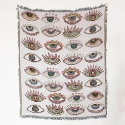 Warm Embrace Bettzeug-Picknickmatten-Sofabezug mit Geo-Quaste – Outdoor-Matte und Sofaschutz