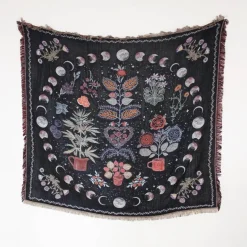 Warm Embrace Bettzeug-Picknickmatten-Sofabezug mit Geo-Quaste – Outdoor-Matte und Sofaschutz