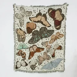 Warm Embrace Bettzeug-Picknickmatten-Sofabezug mit Geo-Quaste – Outdoor-Matte und Sofaschutz