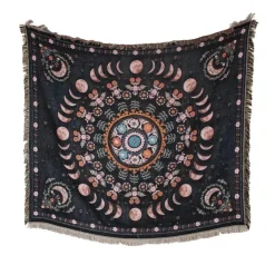 Warm Embrace Bettzeug-Picknickmatten-Sofabezug mit Geo-Quaste – Outdoor-Matte und Sofaschutz