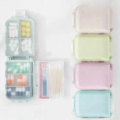 Tranquil Touch Gesundheits-Gadgets|Gesundheits- Und Entspannungstools-Pillendosierer im Taschenformat – Kompakte Aufbewahrung für die Hausapotheke